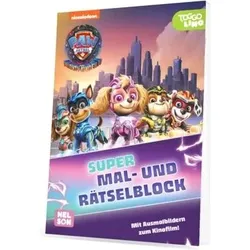 CARLSEN 512378 PAW Patrol - Der Mighty Kinofilm: Super Mal- und Rätselblock