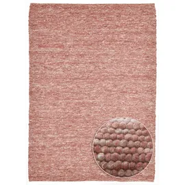 THEKO Handwebteppich ¦ rot ¦ Wolle, Wohnzimmer