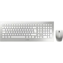 Cherry DW 8000 Wireless Tastatur CH Set weiß/silber