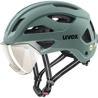 Uvex Stride Visor Mips sage green matt, ltm. silver