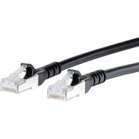 METZ CONNECT Patchkabel S/FTP 1308453000-E RJ45 Netzwerkkabel, Schwarz mit
