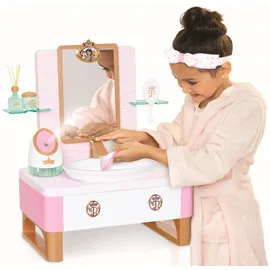 Jakks Pacific Disney Princess Style Collection Day Deluxe Spa für Mädchen mit realistischem Dampf, Hautpflegeutensilien und echtem fließendem Wasser, 20-teilig