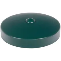 2 x PFOSTENKAPPE GRÜN RUND KUNSTSTOFF 101 MM