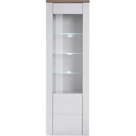 OTTO home Vitrine Larona 65 x 37 x 205,6 cm Weiß