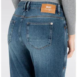 MAC Jeans Iowa in Mittelblau mit Destroyed-Effekten-D38