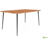 byoak Esstisch KULA 100 x 200 aus Massivholz, Naturgeölt - Naturbelassen