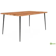 byoak Esstisch KULA 100 x 200 aus Massivholz, Naturgeölt - Naturbelassen