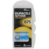 Duracell Activair Hörgerätebatterie Typ 675 (6 Stück)