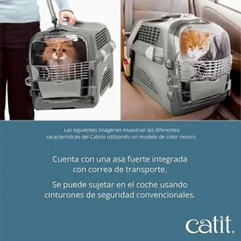 AS Discount Cabrio Transportbox 51 x 33 x 35 cm Rot/Grau