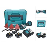 Makita DTM 52 RMJX4 inkl. 2 x 4,0 Ah + Ladegerät + Zubehör Set + Makpac
