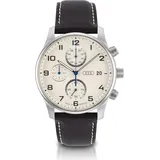 Audi Collection Audi Chronograph Herren silber beige 42 mm 3102500200