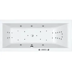 Rechteck Whirlpool Sanibay Nyon, 150x75cm, mit Whirlpoolsystem COMFORT
