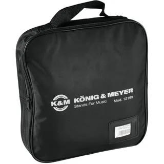 K&M 12199 Tragetasche zu Laptop-Ständer 12190, Instrumententasche - Koffer, Schwarz