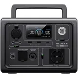 BLUETTI EB3A Solar Generator, Tragbare Powerstation mit 268Wh LiFePO4 Batterie Backup, 600W (1200W Power Lifting) AC Ausgängen, Akku für Camping/Wohnmobile