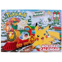 Jazwares GmbH POKEMON Adventskalender 2024 inkl. 24 Figuren und Zubehör