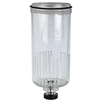 Riegler Polycarbonatbehälter, inkl. O-Ring, halbautom. Ablassventil, BG 3