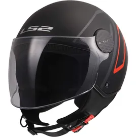 LS2 SPHERE LUX II MINIM Black/Red XL