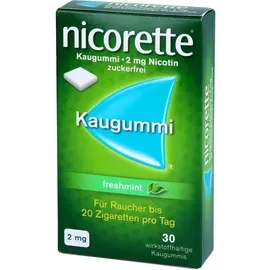 Nicorette Freshmint 2 mg Kaugummi 30 St.