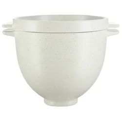 KITCHENAID Brotbackschüssel 5KSM2CB5BGS, Keramik, 4.7 L, mit Deckel, weiß