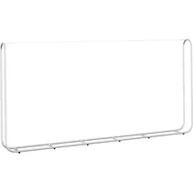 vidaXL Kaminholzregal Stahl 300 x 25 x 150 cm Silber