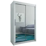 Feldmann-Wohnen Schiebetürenschrank Tokyo (1-St) weiß Spiegel Breite wählbar weiß 150 cm x 200 cm x 62 cm