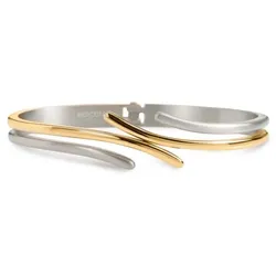 Boccia Damen Armreif 0396-03 Titan teil-goldplattiert