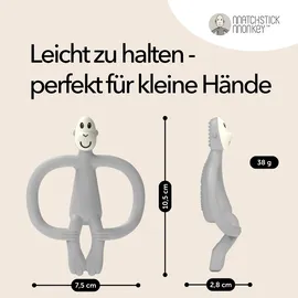 MATCHSTICK MONKEY Beißring Affe grau