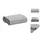 vidaXL Abdeckplane 5 x 5 m Grau