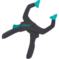 WOLFCRAFT Ratschenzwinge Kunststoff 60 mm blau