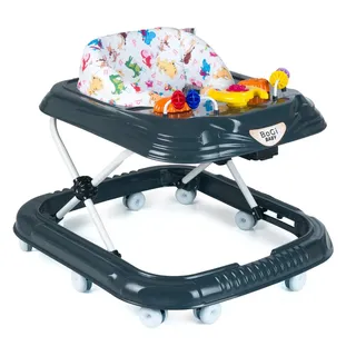 BoGi Lauflernwagen Gehfrei Lauflernhilfe Lauflernwagen Babywalker mit Spielset schwarz