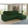 Sofnet Ecksofa Roma L mit Schlaffunktion und Bettkasten - Cord Stoff - L-Form Couch, Polstersofa, Schlafsofa, Sofagarnitur (Grün (Poso 014))
