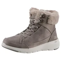 SKECHERS Damen »GLACIAL Ultra-Cozyly Mode-Stiefel, Dark taupe, - 35 EU