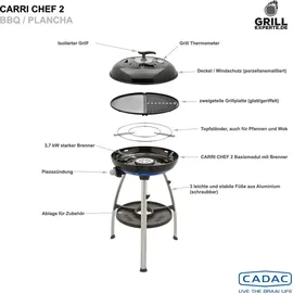 Cadac Carri Chef 50 BBQ/Plancha 50 mbar