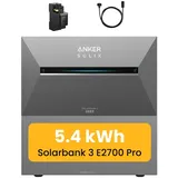 Anker SOLIX Solarbank 3 E2700 Pro 2,68 kWh inkl. BP2700 Erweiterungsakku + Smarter Zähler