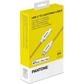 Pantone USB-C auf Lightning 1,5 m Gelb