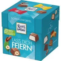 Ritter-Sport Minischokolade Lass dich feiern, Schokowürfel, 22 Stück, 176g