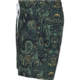URBAN CLASSICS Paisley Badeshorts Paisley S