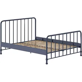 Vipack Metallbett »Bronxx, standfest gebaut, gradlinige Optik in zeitlosem Design« in 2 Größen und verschiedenen Farben erhältlich, inkl. Lattenrost, Mittelsteg und Fußstütze unter der Liegefläche Vipack matt + matt + matt