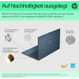HP 14-ee0075ng, Waterfall Blue, Core i7-1355U, 16GB RAM, 512GB SSD, DE (917W6EA#ABD)