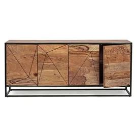 BIZZOTTO Sideboard Egon 175 x 76 x 40 cm Beige