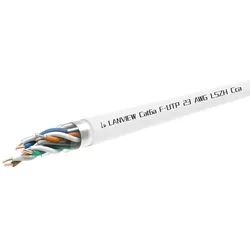 Lanview Cat6a F-UTP 4x2xAWG23 LSZH white 500m Fire Class Cca - Digital/Daten - C