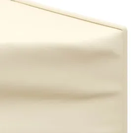 vidaXL Partyzelt Faltbar mit Seitenwänden Creme 3 x 6 m