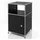 Floordirekt Concept Epure MK-040 Regal 40 x 40 x 65 cm Schwarz
