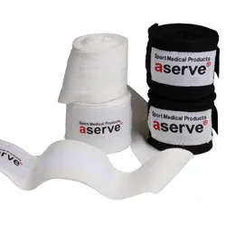 Aserve Hand Wraps Boxhandtuch Schwarz