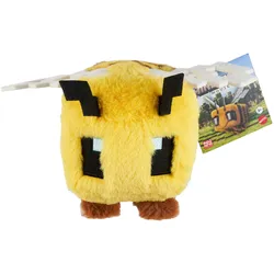 Minecraft Biene Plüschspielzeug, weiche Sammelpuppe, ca. 20 cm, inspiriert von Ein Minecraft Film