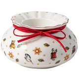 Villeroy & Boch Teelichthalter Toy's Delight Porzellan Rot/Weiß