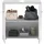 xonox.home Waschbeckenunterschrank Linus 60 x 56 x 34 cm Weiß Hochglanz