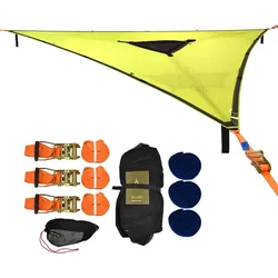 Hängematte Trillium 3 Personen Outdoor Trekking Dopppel Baumzelt 4x4 m EINHEITSGRÖSSE