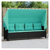 vidaXL Sonnenliege 368343 1 x 1 x 1 cm Schwarz