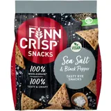 Finn Crisp Snacks Sea Salt & Black Pepper Roggen Vollkorn Chips Roggenchips 150g